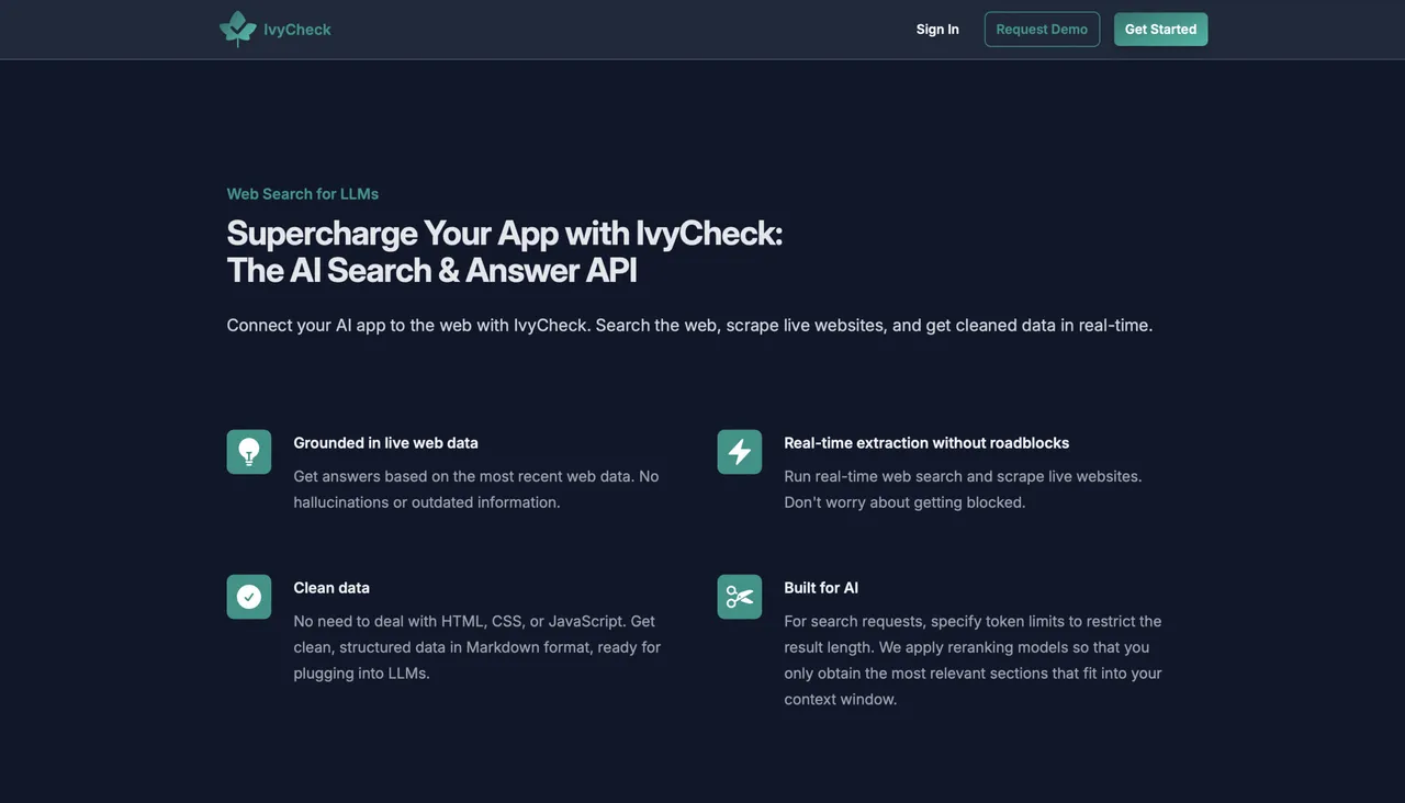 IvyCheck brand asset featured on azariangrowthagency.com