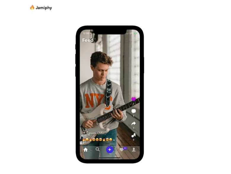 Jamiphy brand asset featured on musically.com