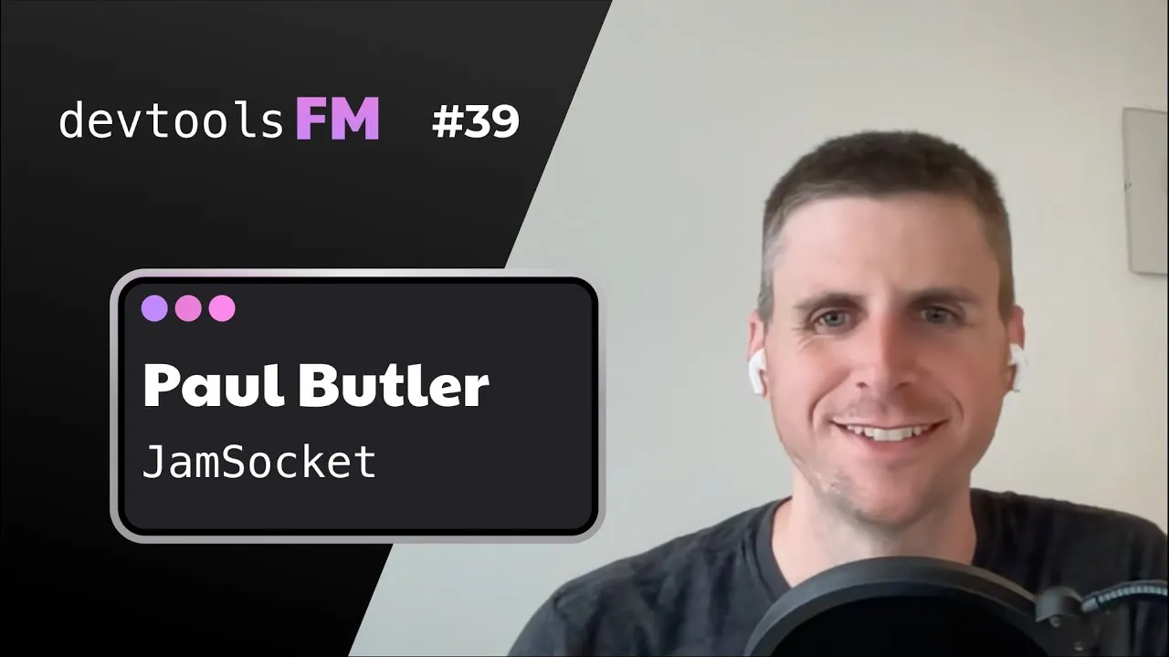 Jamsocket brand asset featured on devtools.fm
