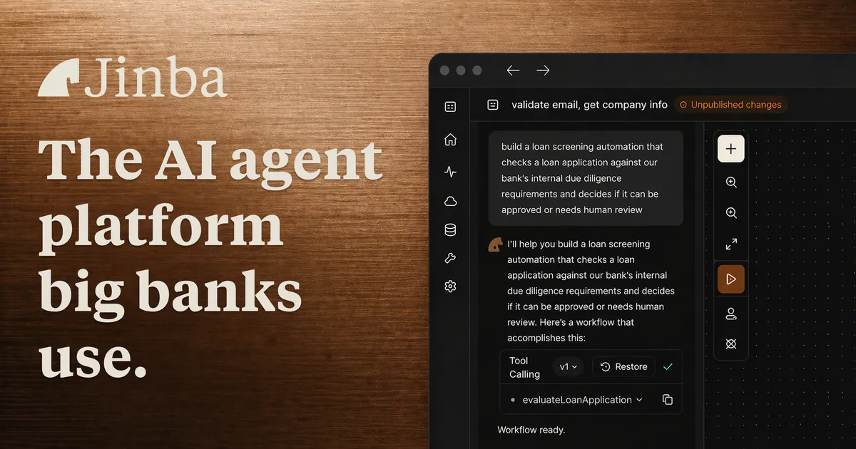 Jinba brand asset featured on jinba.io