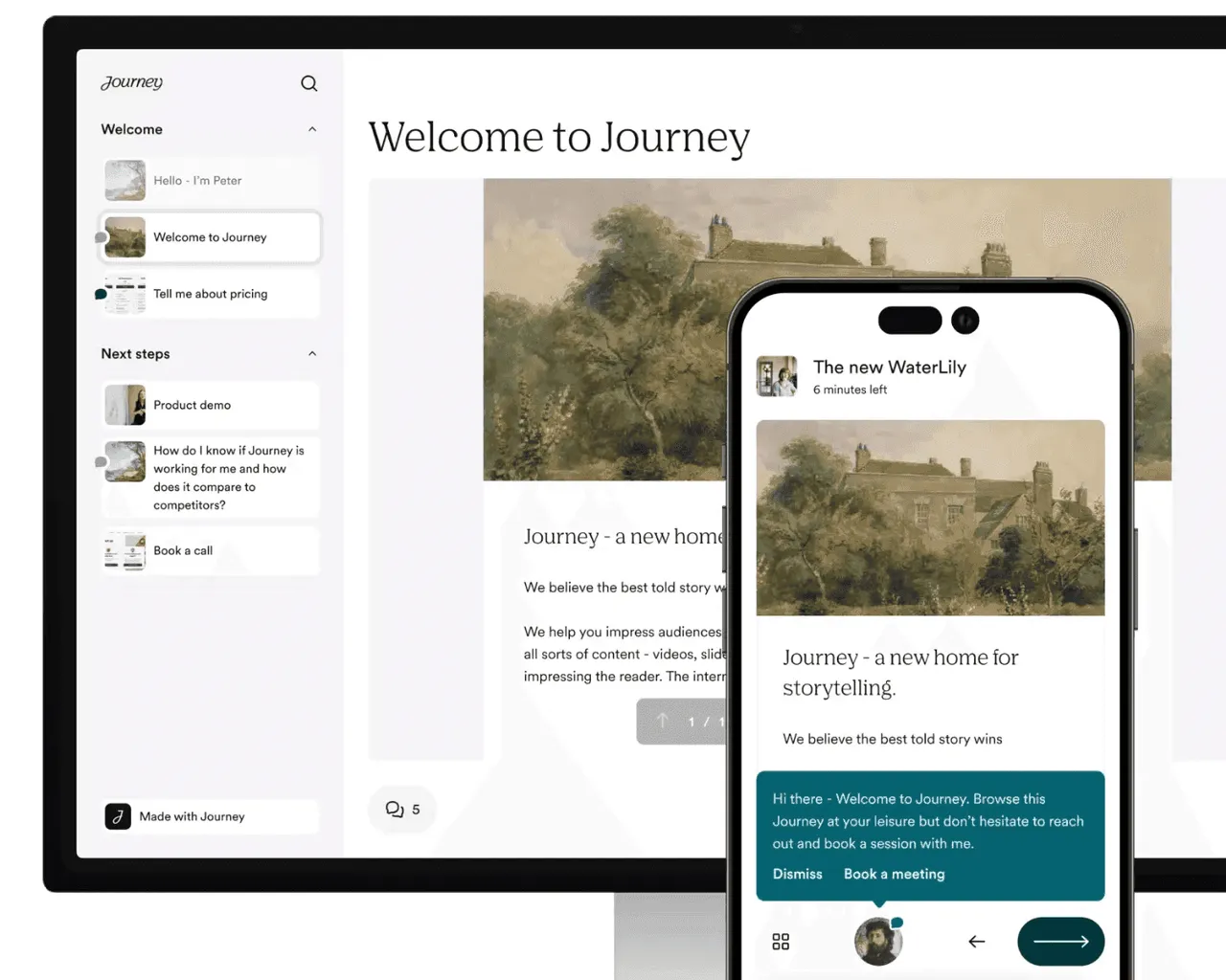 Journey brand asset featured on journey.io