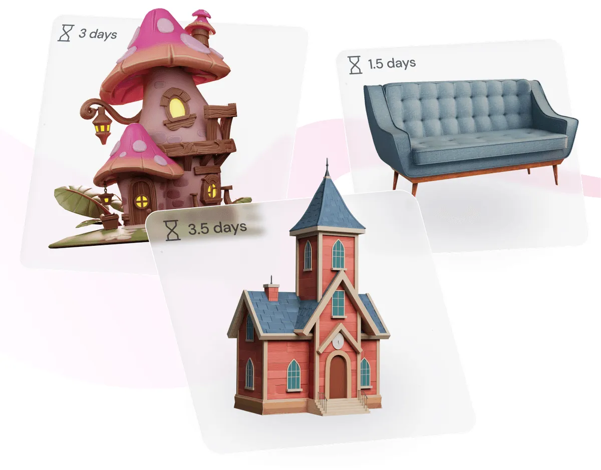 Kaedim brand asset featured on kaedim3d.com