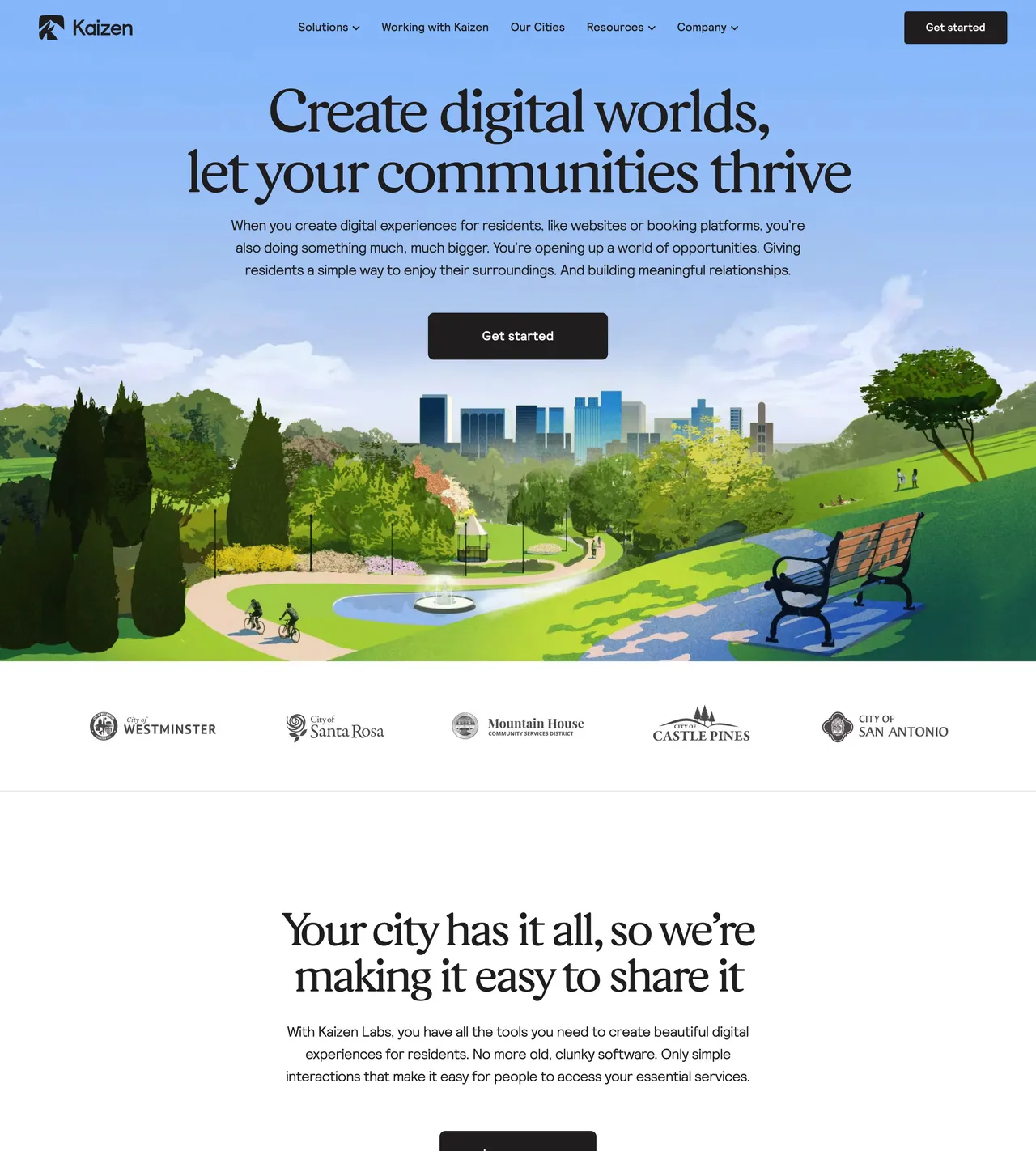 Kaizen brand asset featured on saaspo.com