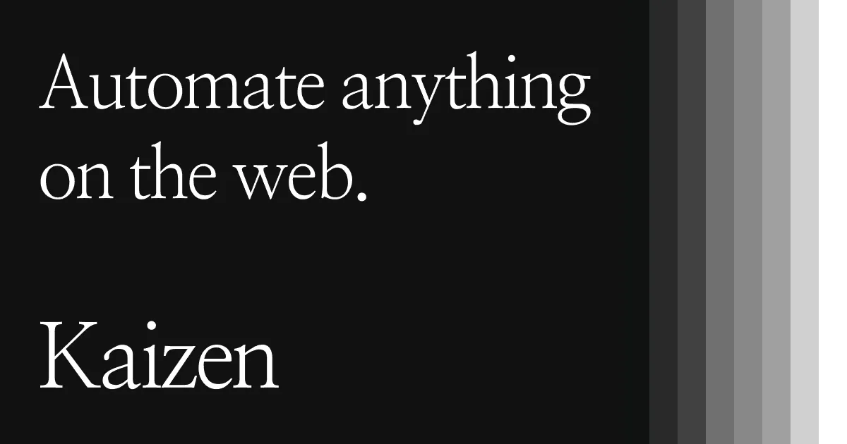 Kaizen brand asset featured on kaizenautomation.com