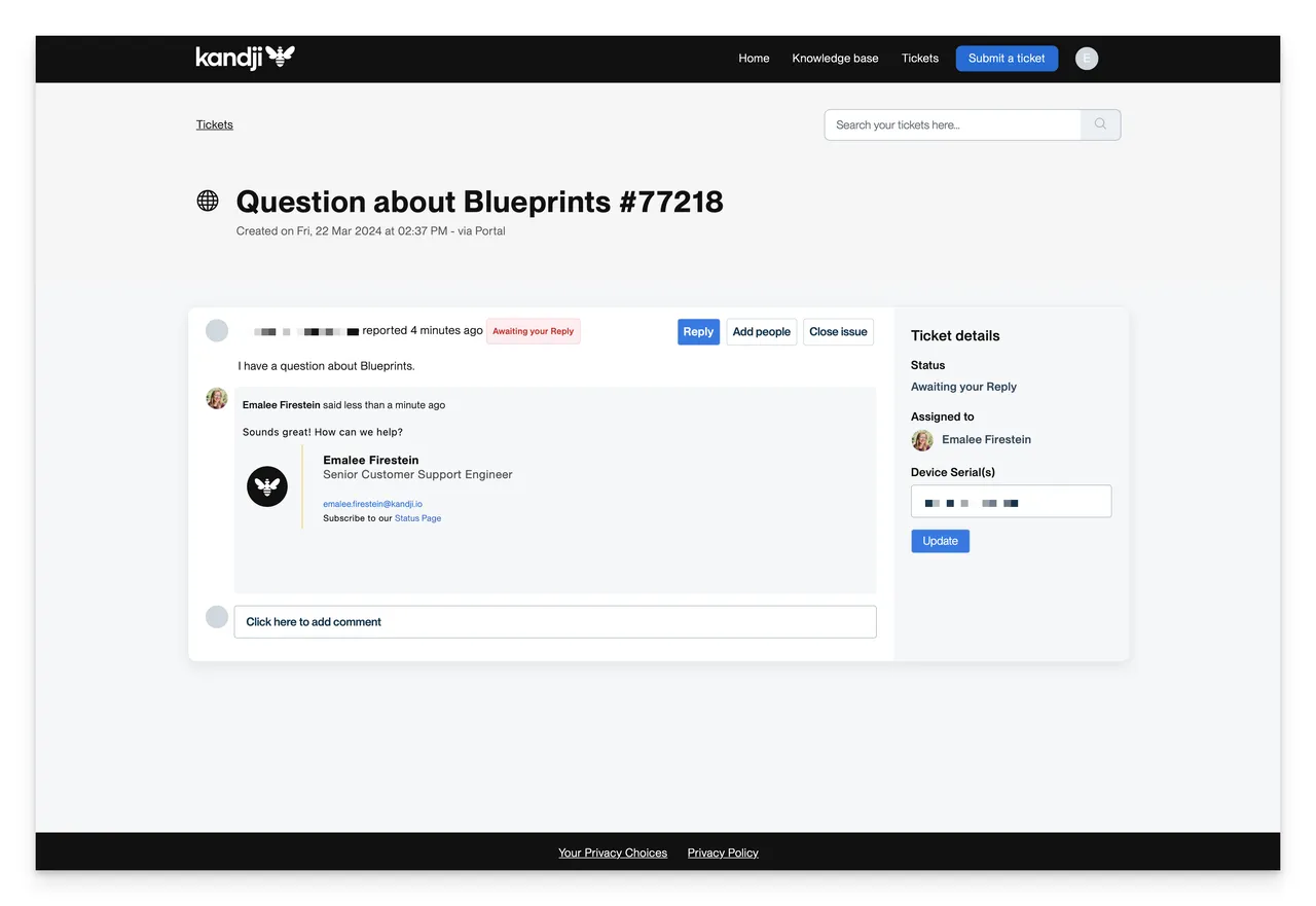 Kandji brand asset featured on support.kandji.io