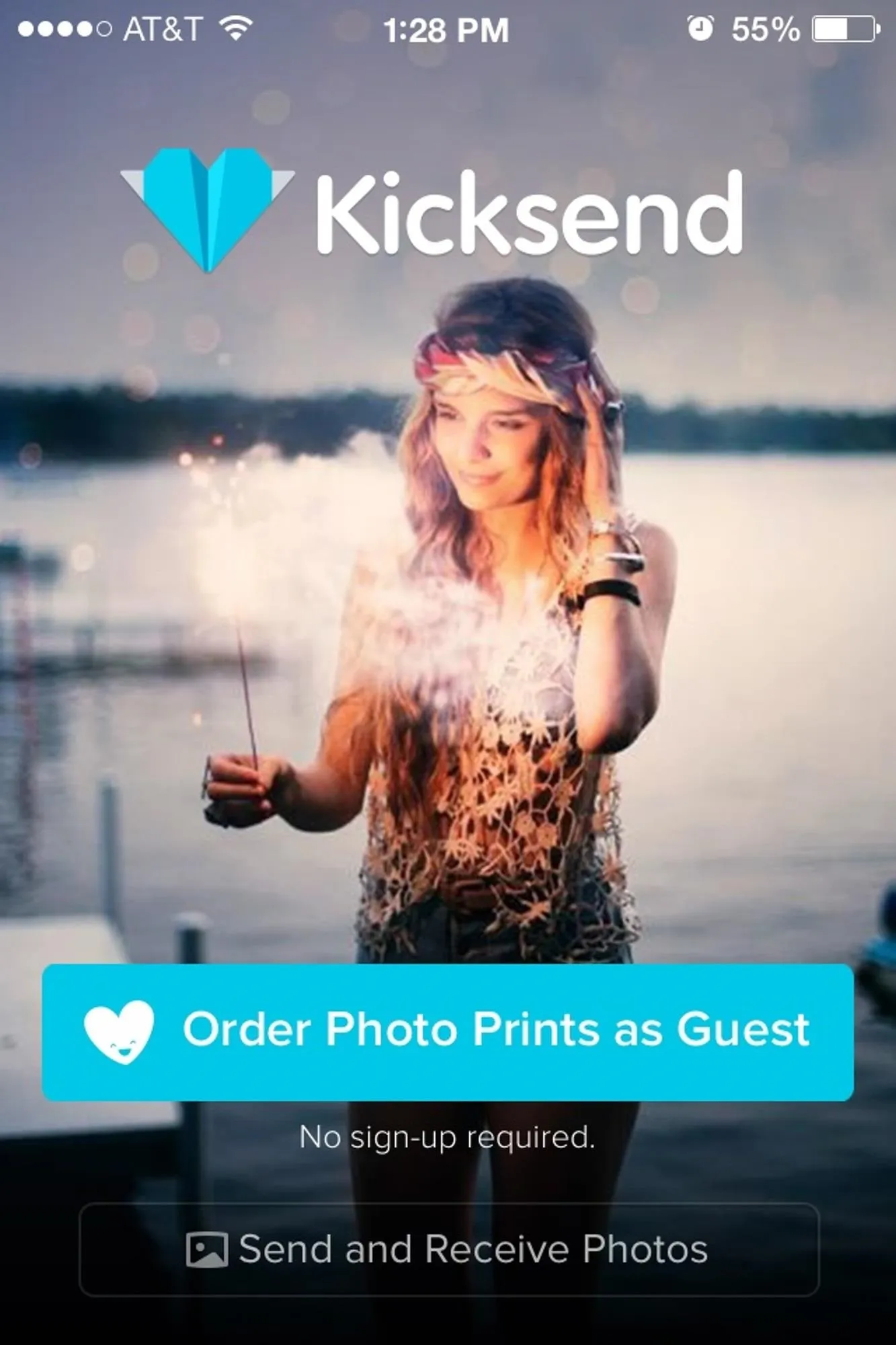 Kicksend brand asset featured on ios.gadgethacks.com