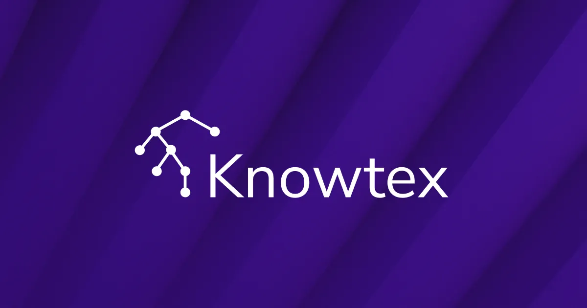 Knowtex brand asset featured on knowtex.ai