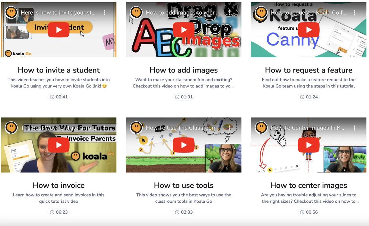 Koala brand asset featured on teachwithkoala.com