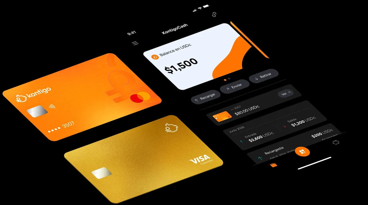 Kontigo brand asset featured on kontigo.lat