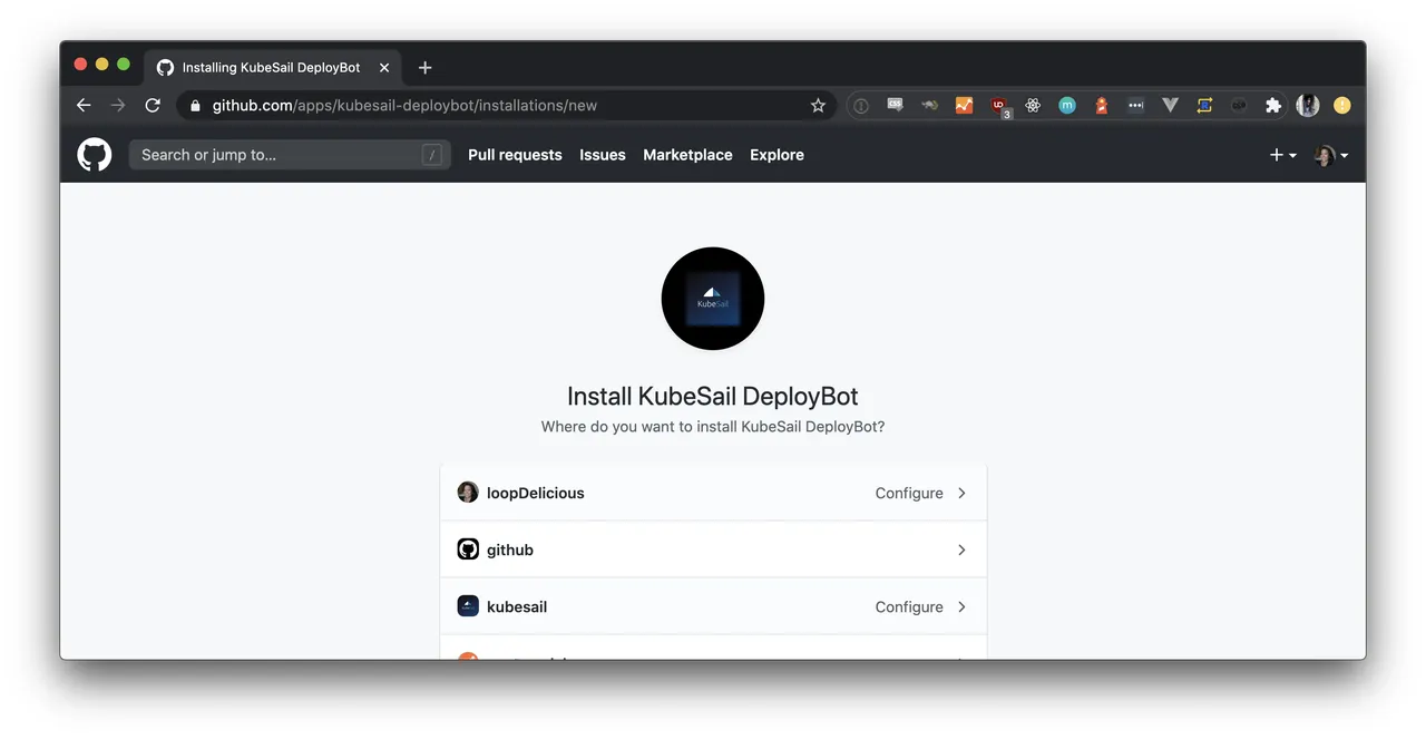 KubeSail brand asset featured on docs.kubesail.com