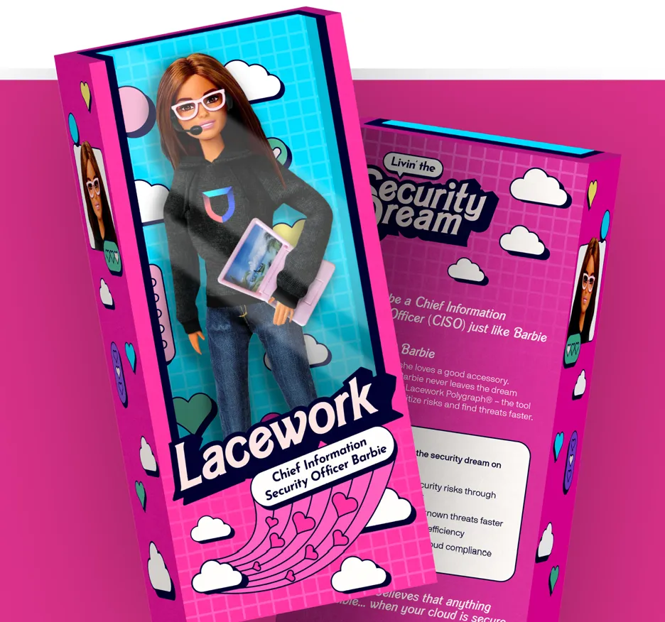 Lacework brand asset featured on shaped-by.com
