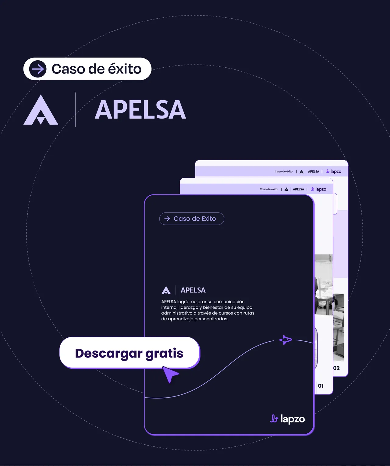 lapzo brand asset featured on recursos.lapzo.com