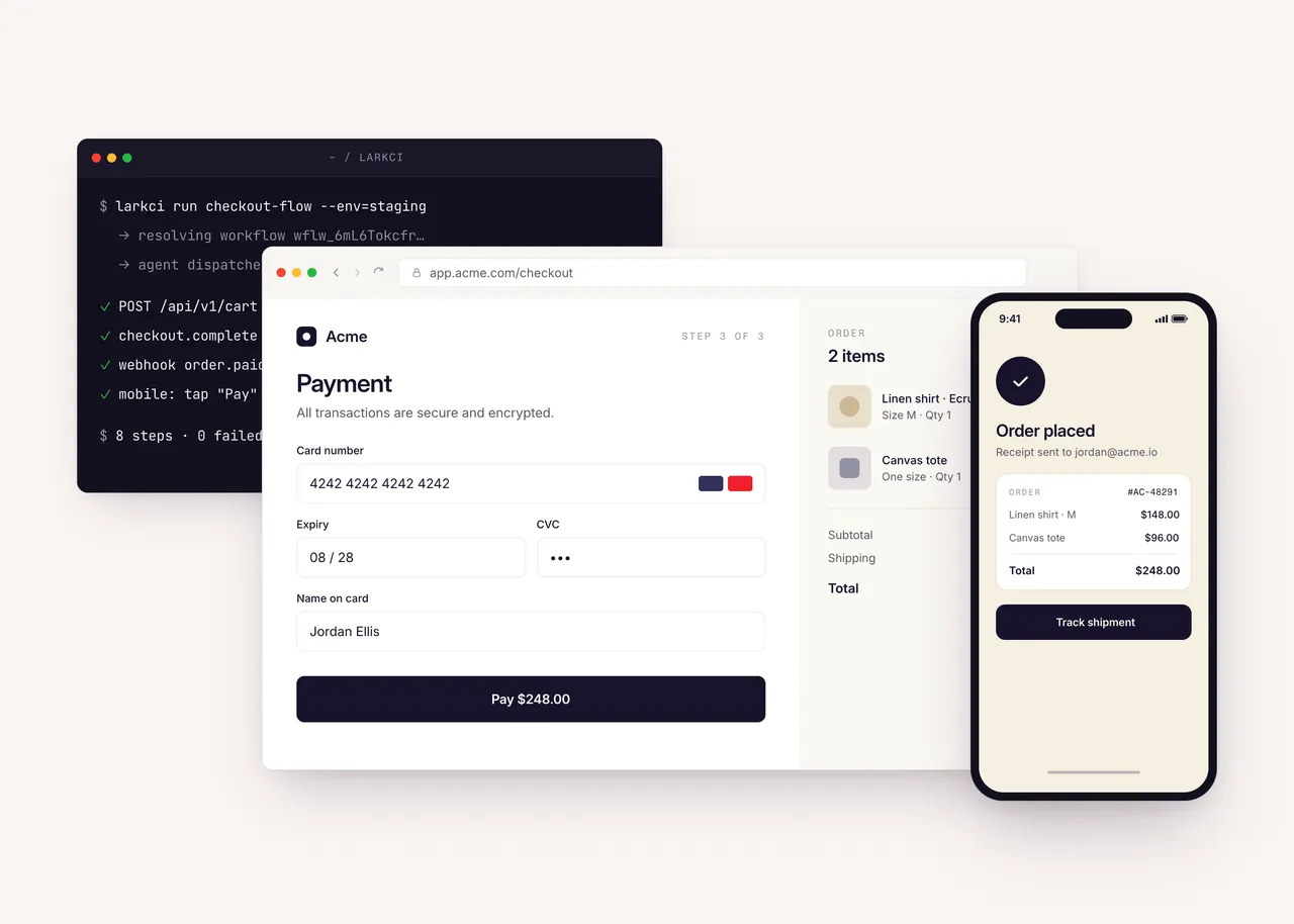 Lark brand asset featured on uselark.ai