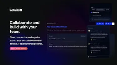 LastMile AI brand asset featured on producthunt.com