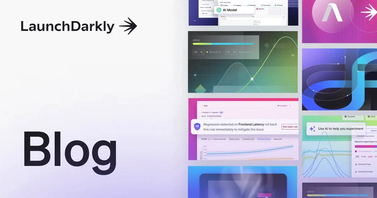 LaunchDarkly brand asset featured on launchdarkly.com