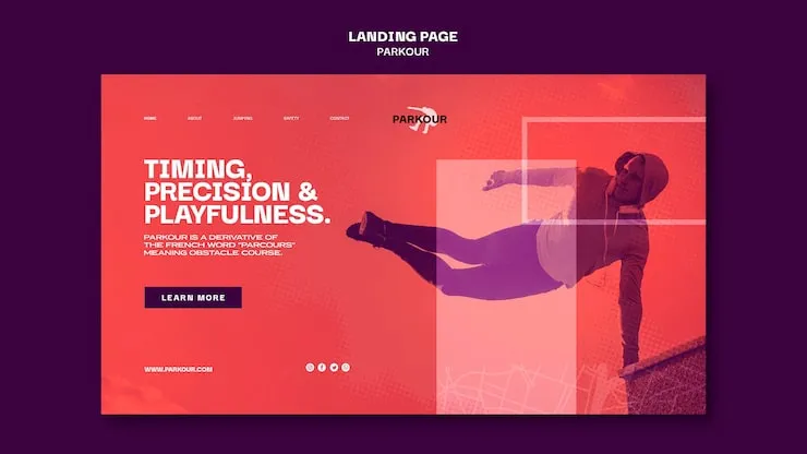 Leaping brand asset featured on freepik.com
