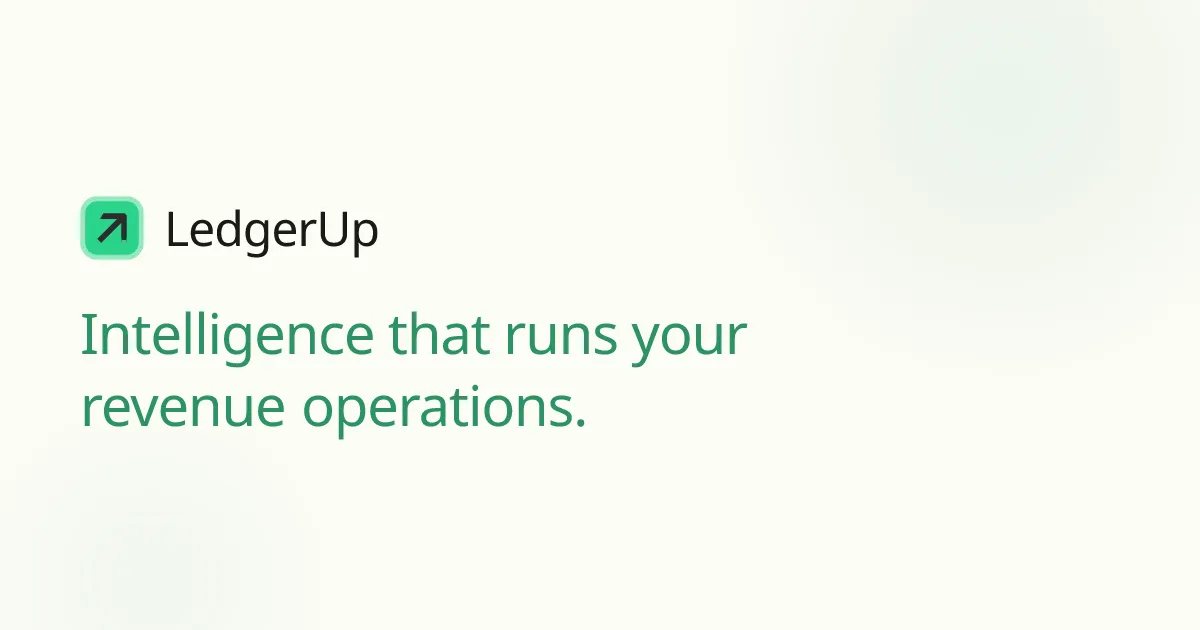 LedgerUp brand asset featured on ledgerup.ai