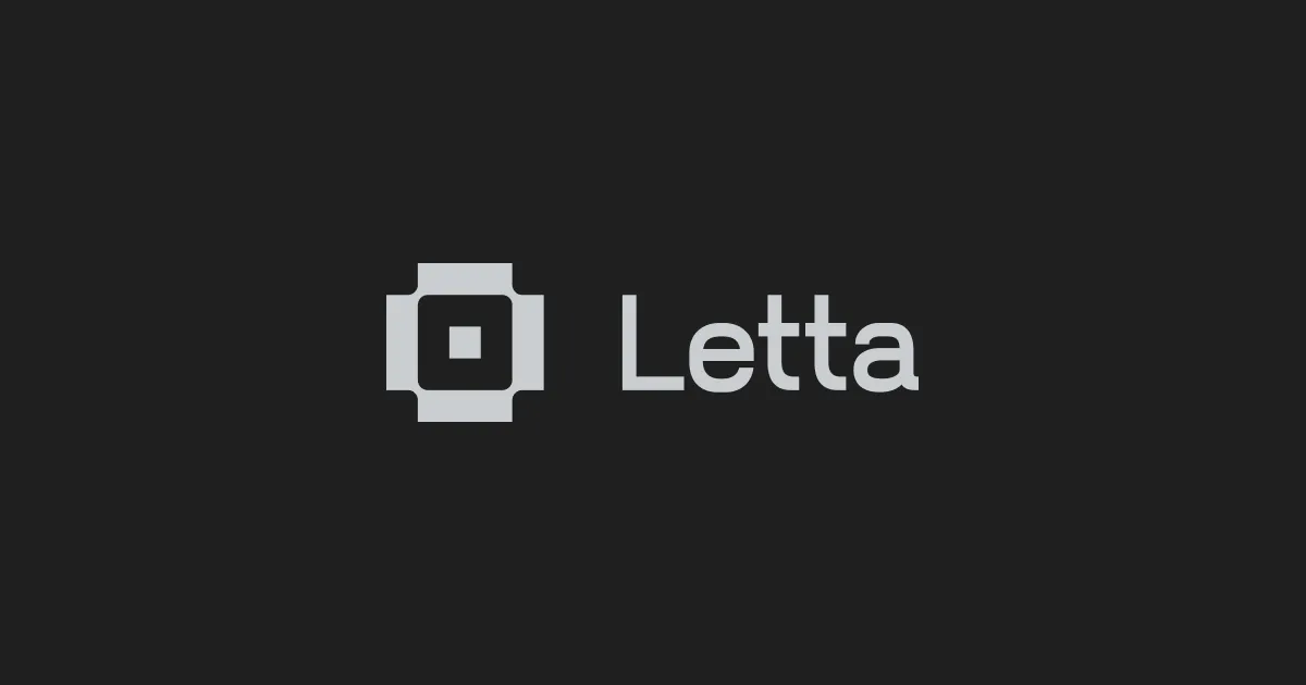 Letta brand asset featured on letta.com