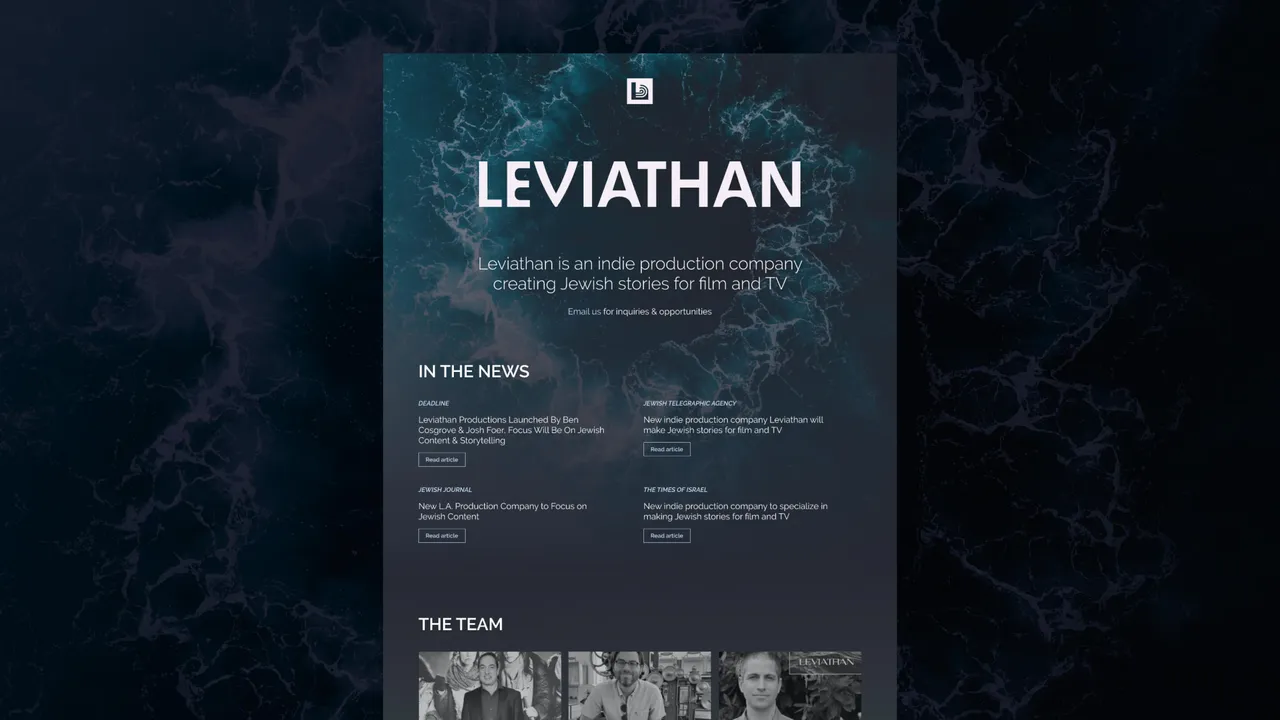 Leviathan brand asset featured on pono.design