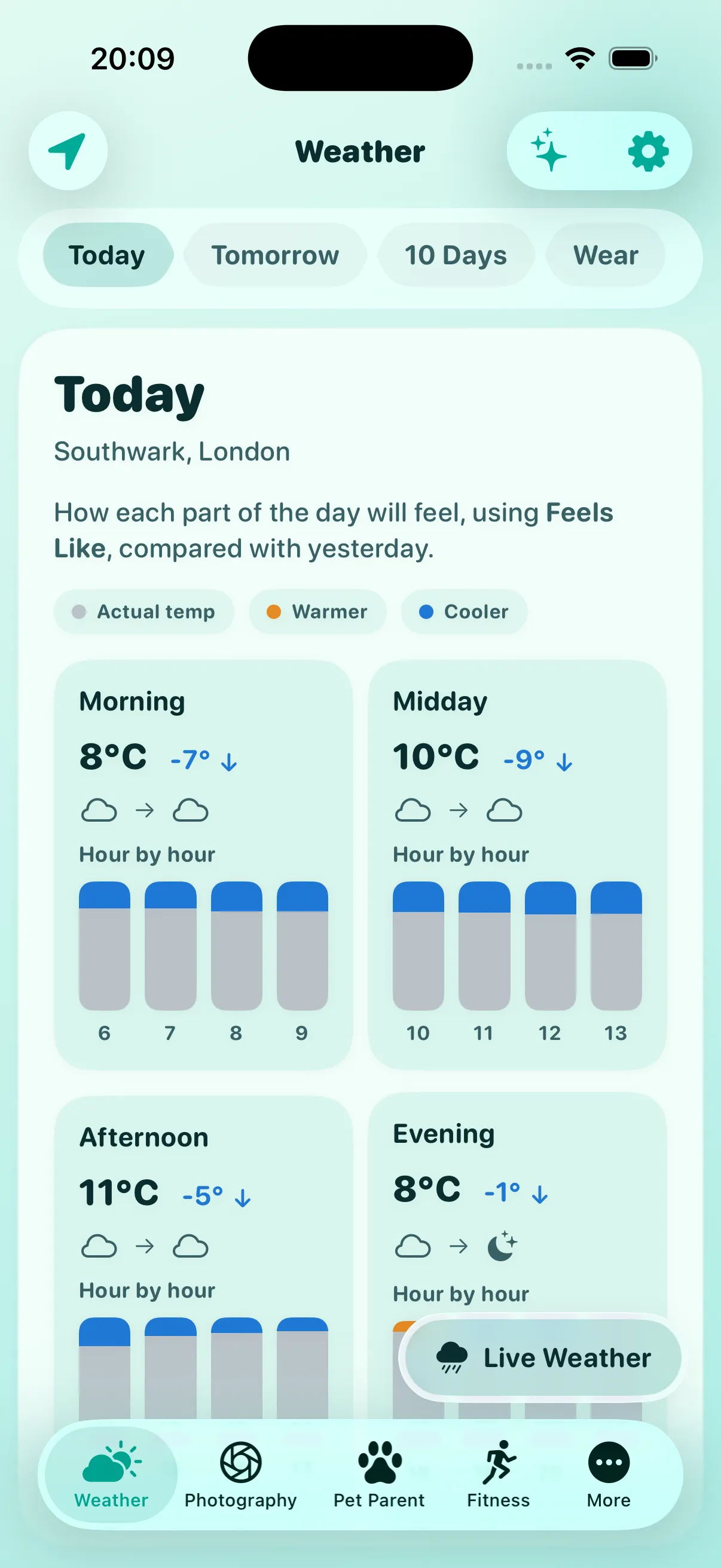 Lifecast brand asset featured on lifecastweather.com