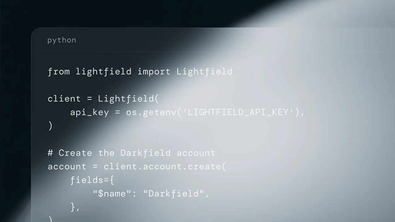 Lightfield brand asset featured on lightfield.app