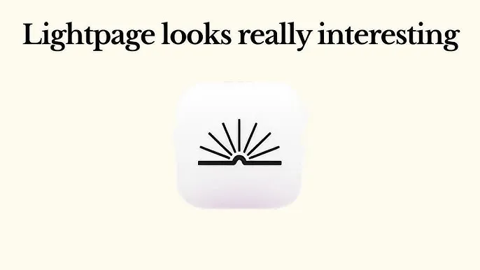 Lightpage brand asset featured on youtube.com