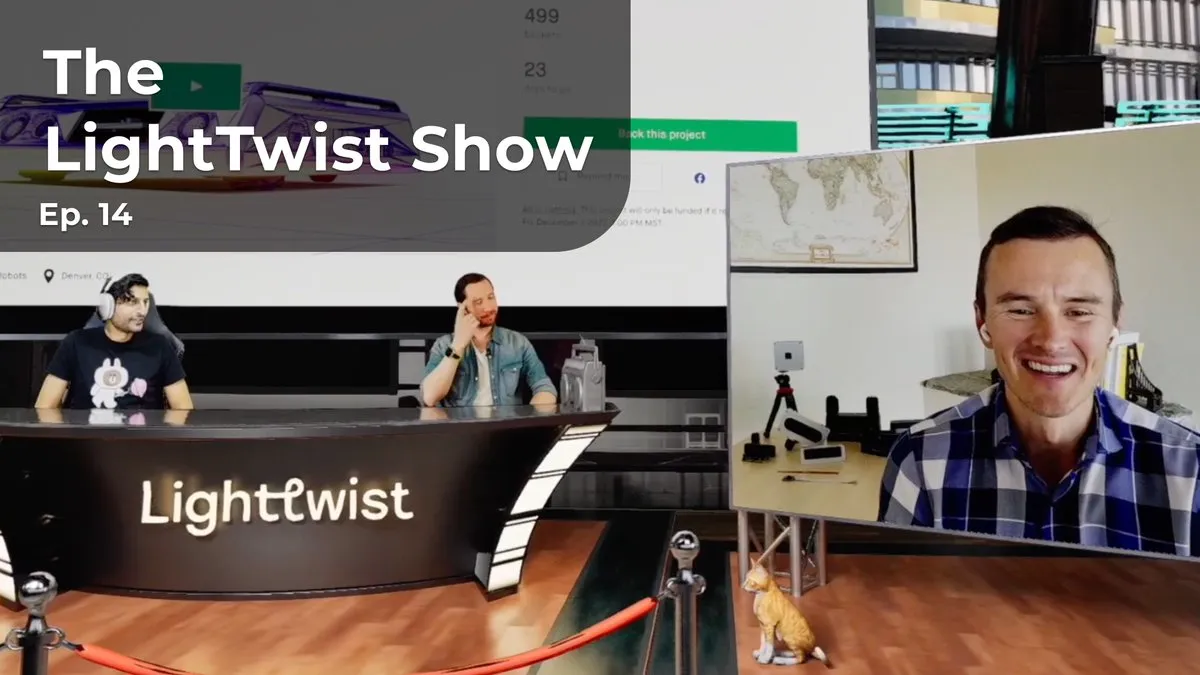 LightTwist brand asset featured on x.com