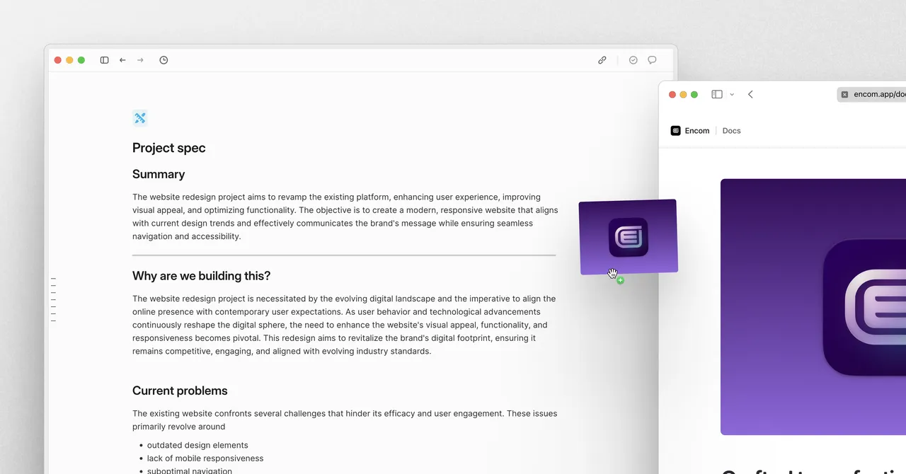 Linear brand asset featured on linear.app