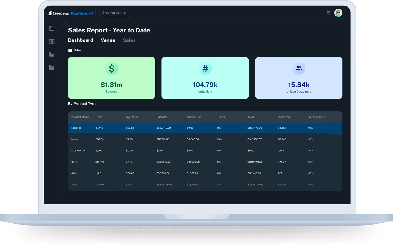 LineLeap brand asset featured on lineleap.com