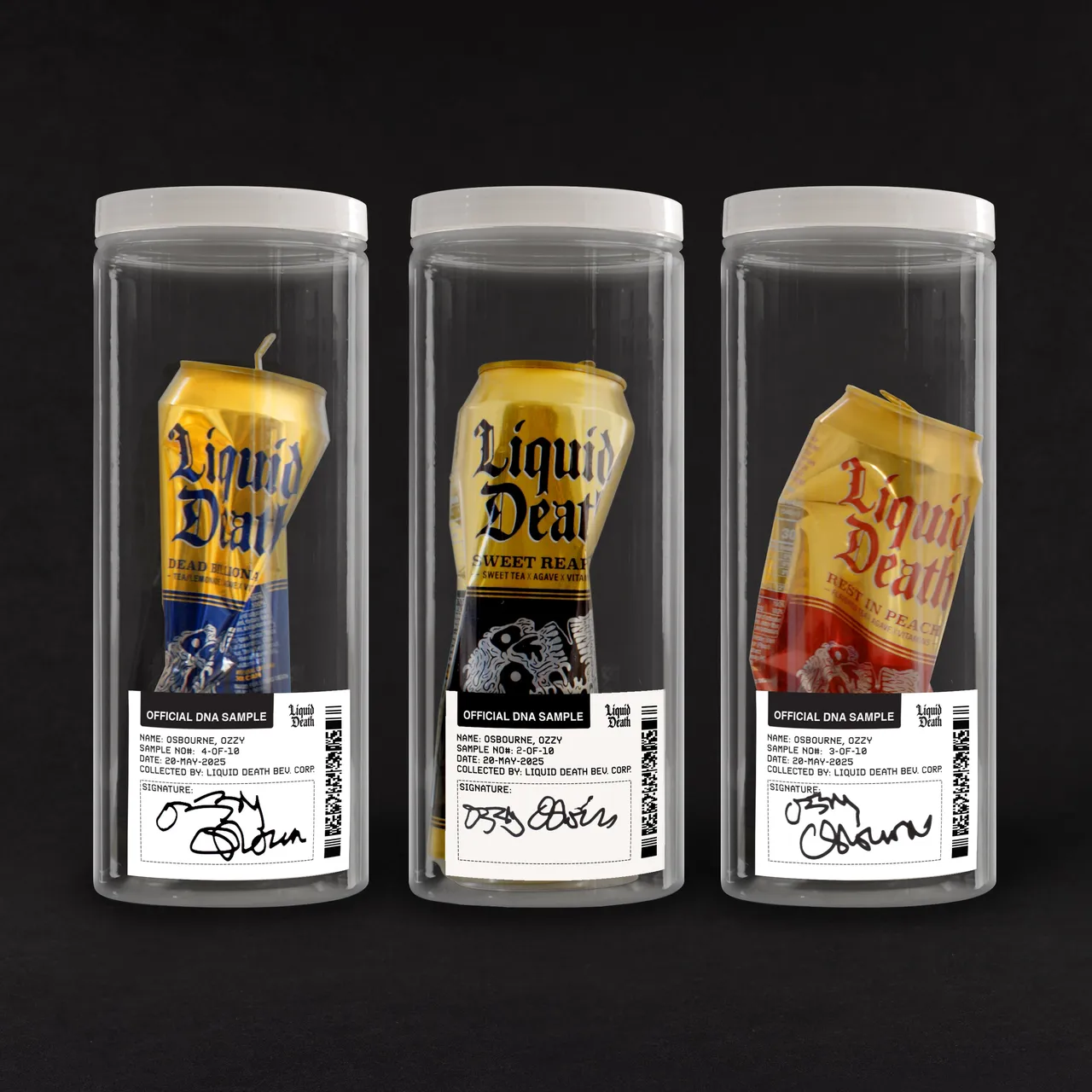 Liquid Death brand asset featured on liquiddeath.com