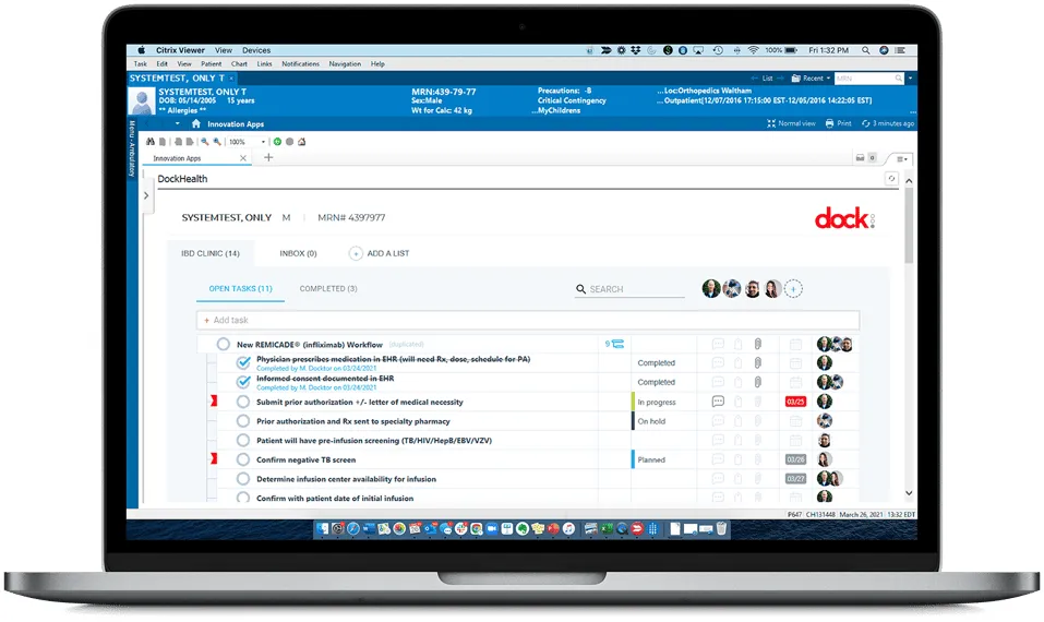 ListRunner brand asset featured on dock.health