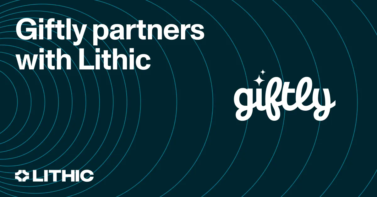 Lithic brand asset featured on lithic.com