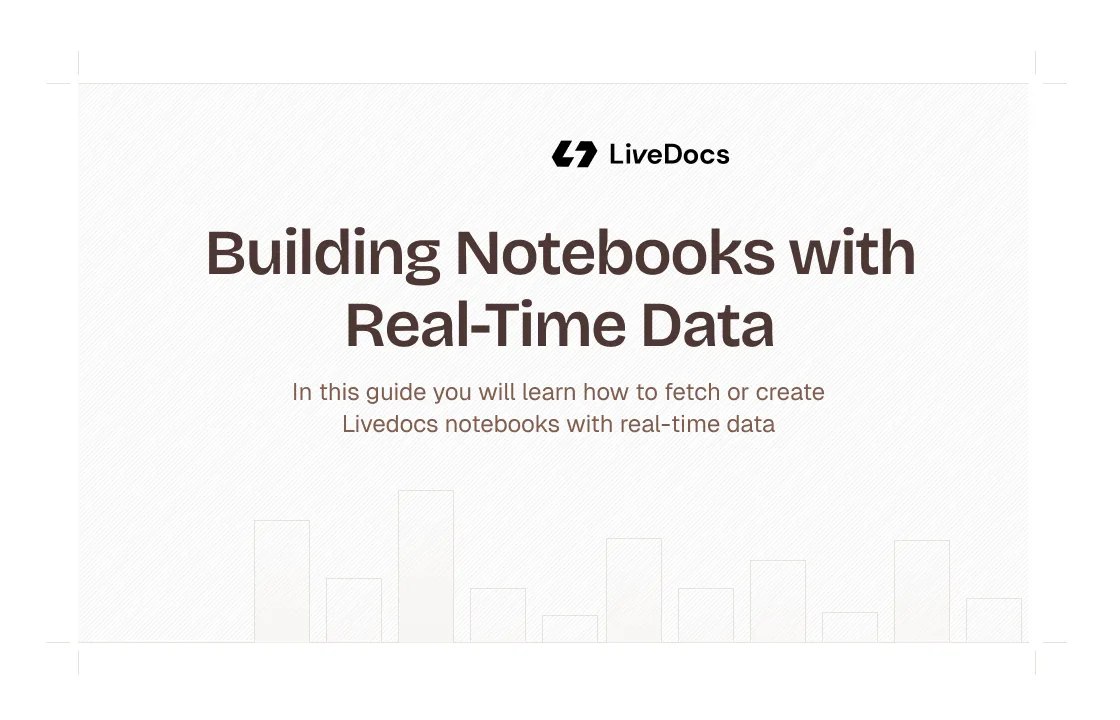 Livedocs brand asset featured on livedocs.com