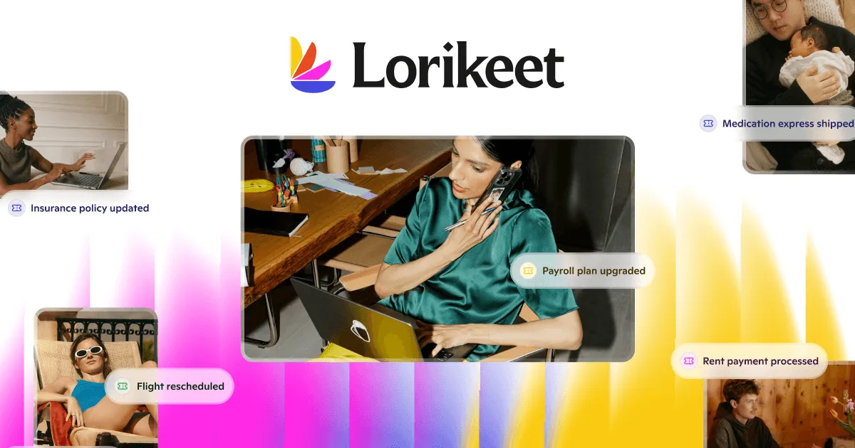 Lorikeet brand asset featured on lorikeetcx.ai