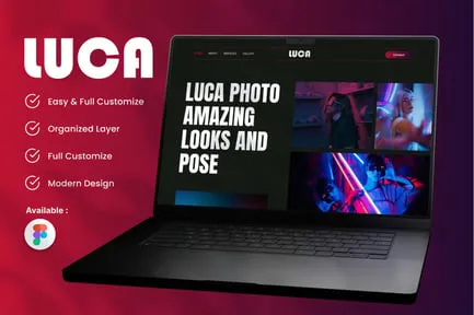 Luca brand asset featured on elements.envato.com