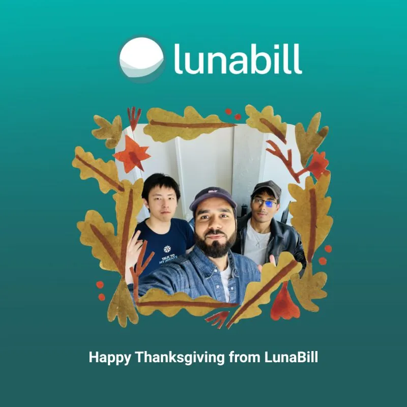 LunaBill brand asset featured on linkedin.com