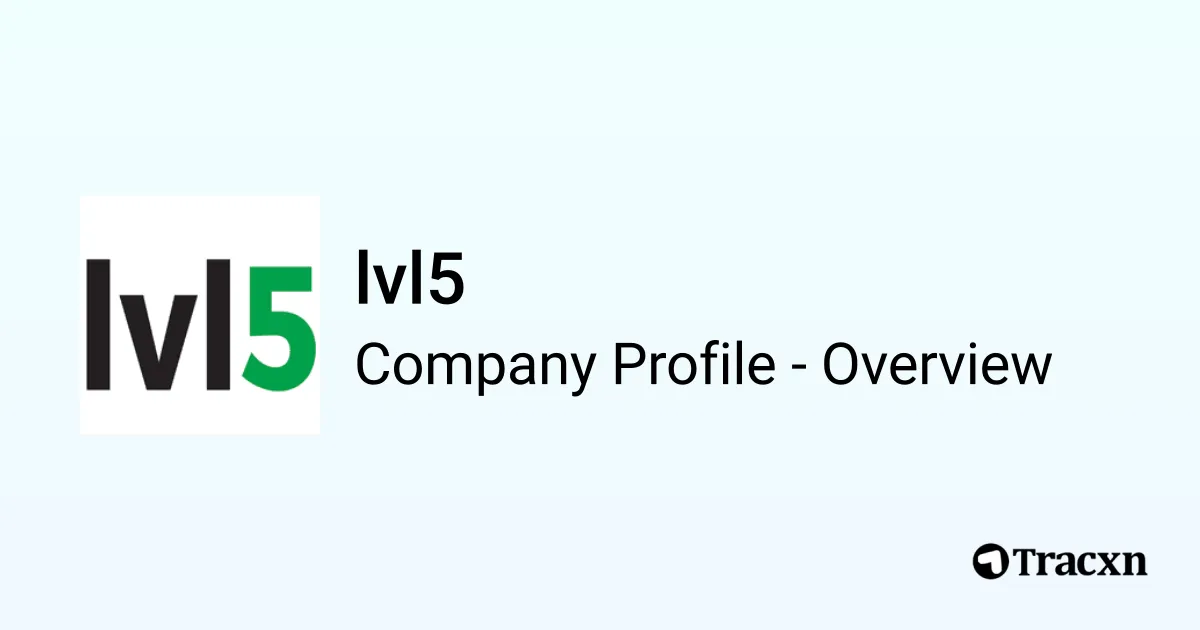 lvl5 brand asset featured on tracxn.com