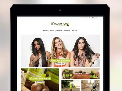 Macadamia brand asset featured on dribbble.com