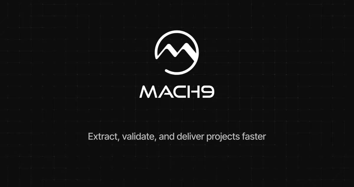 Mach9 brand asset featured on mach9.ai