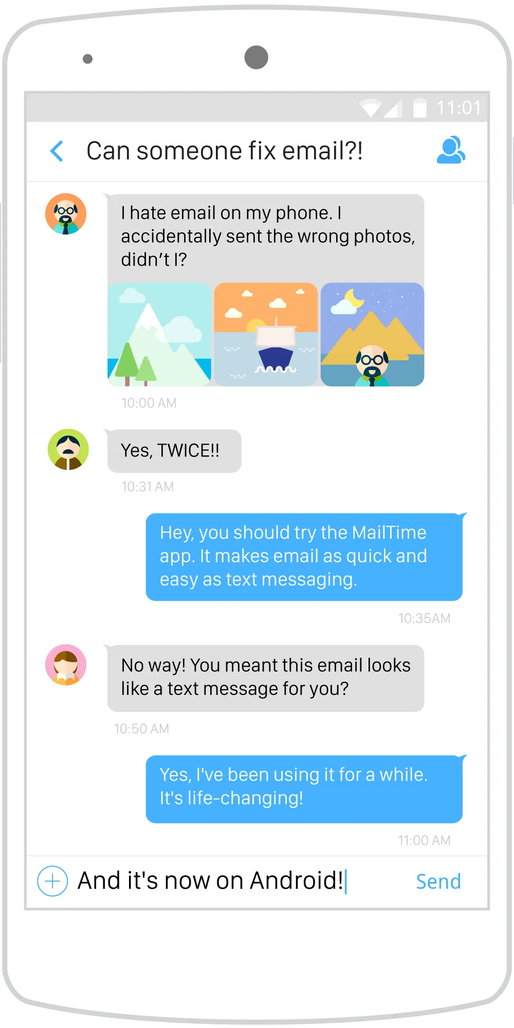 MailTime brand asset featured on mailtime.com