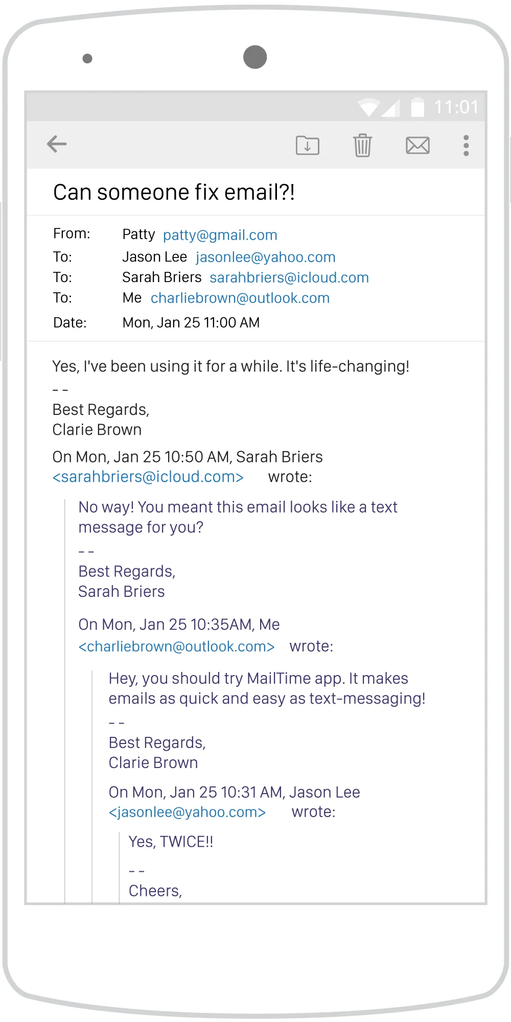 MailTime brand asset featured on mailtime.com
