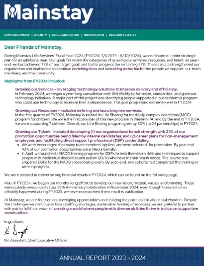 Mainstay brand asset featured on mainstaylifeservices.org