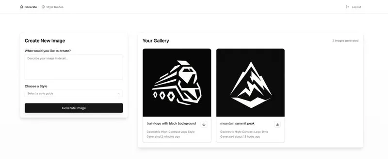 Makeasite brand asset featured on trendhunter.com