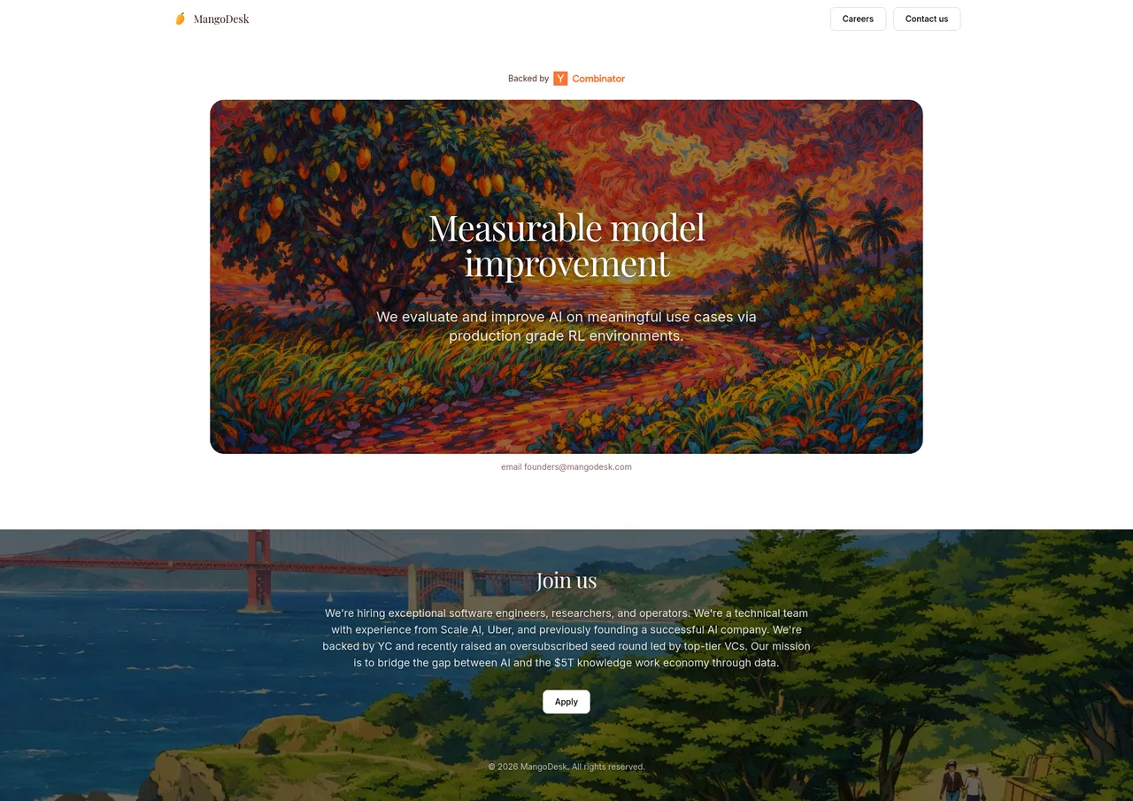 MangoDesk brand asset featured on mangodesk.com