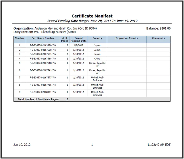 Manifest brand asset featured on pcit-training.aphis.usda.gov