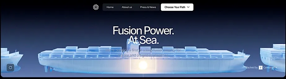 Maritime Fusion brand asset featured on ans.org