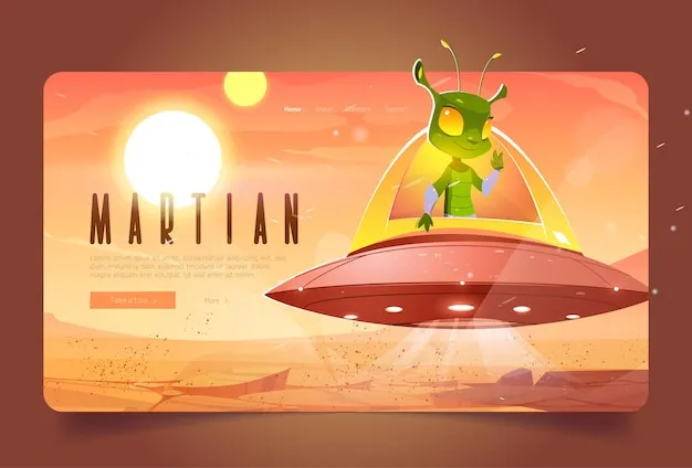 Martian brand asset featured on freepik.com
