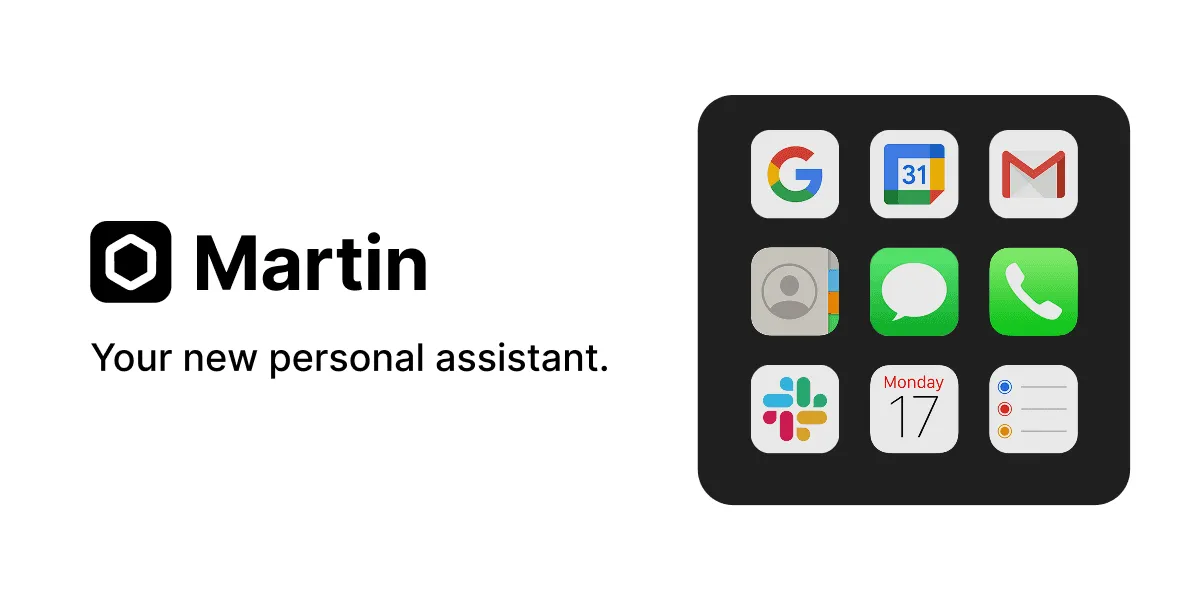 Martin brand asset featured on trymartin.com