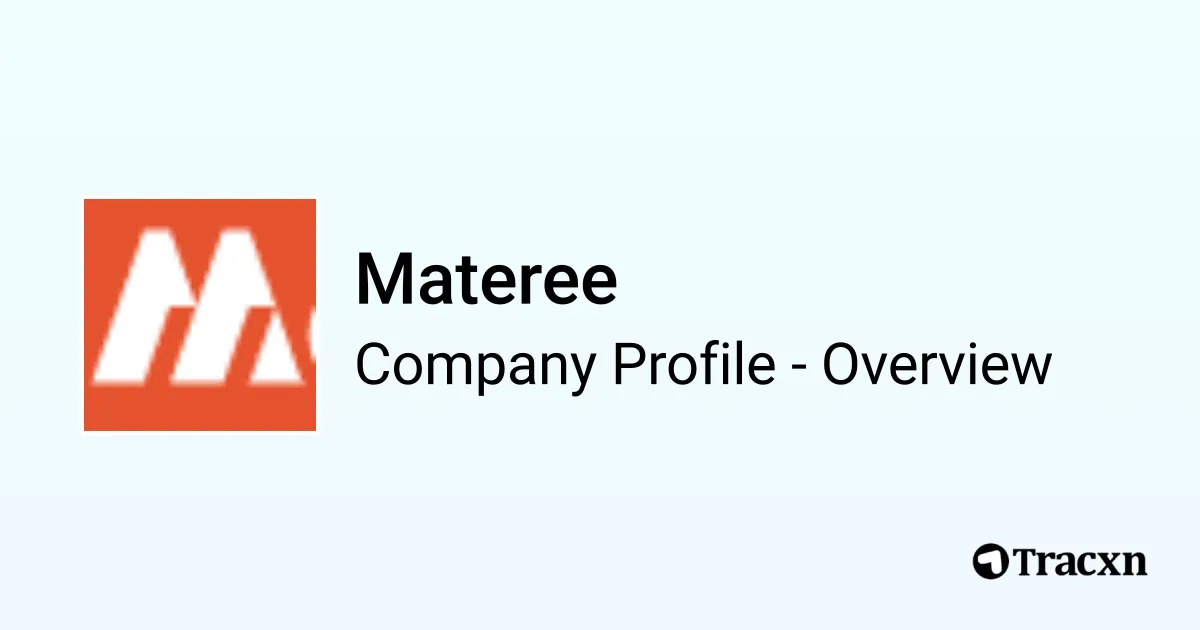 Materee brand asset featured on tracxn.com
