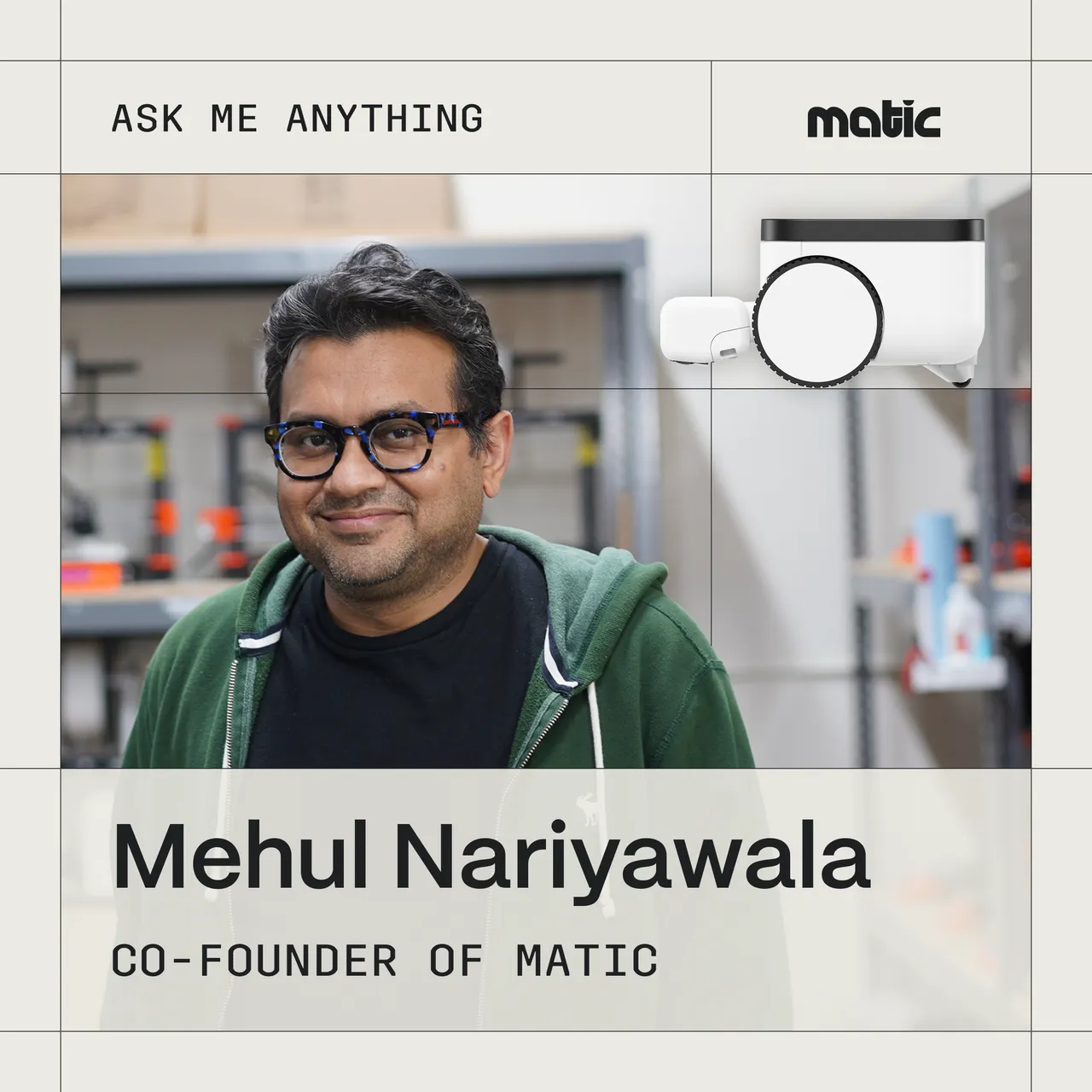Matic brand asset featured on maticrobots.com